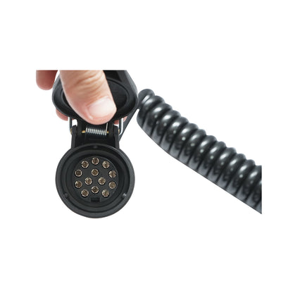 Cable, trailer adapter 2.2m with plug 13-13 pin male-female Breckner Germany