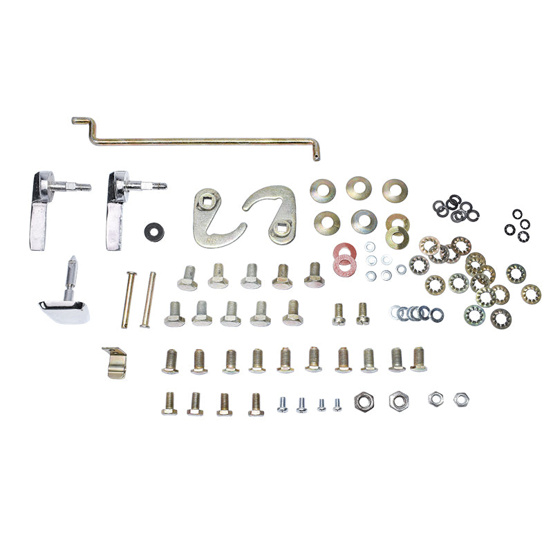 Complete hood Fiat U-445 /set (3-cylinder engine) with dashboard support