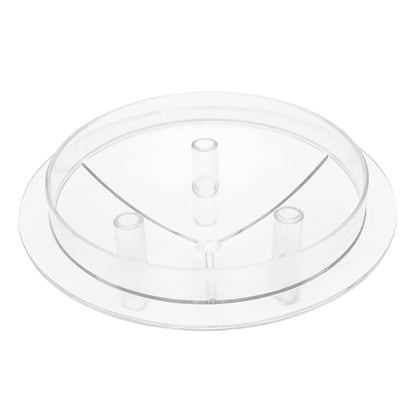 Transparent lid for 40L bottle with 3 outlets for cow milking machine Breckner Germany