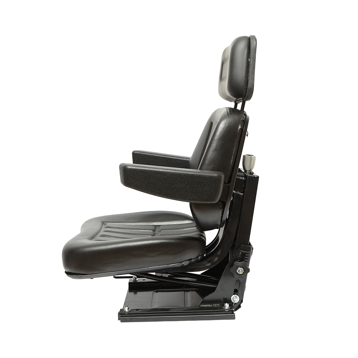 Universal adjustable seat for tractor with armrests 765x515mm