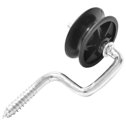 Black insulator with slot fi 6.9mm 107x54mm electric fence Thor