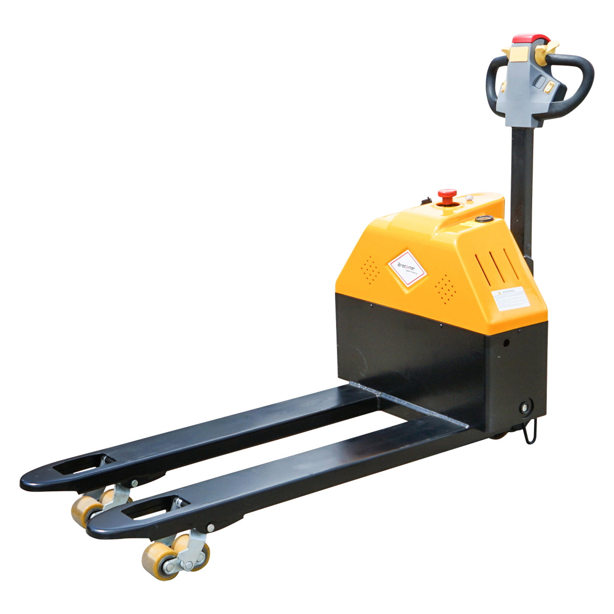 Electric pallet truck with a maximum load of 1.5T, lifting height 85-200mm, forks 1150mm Breckner Germany