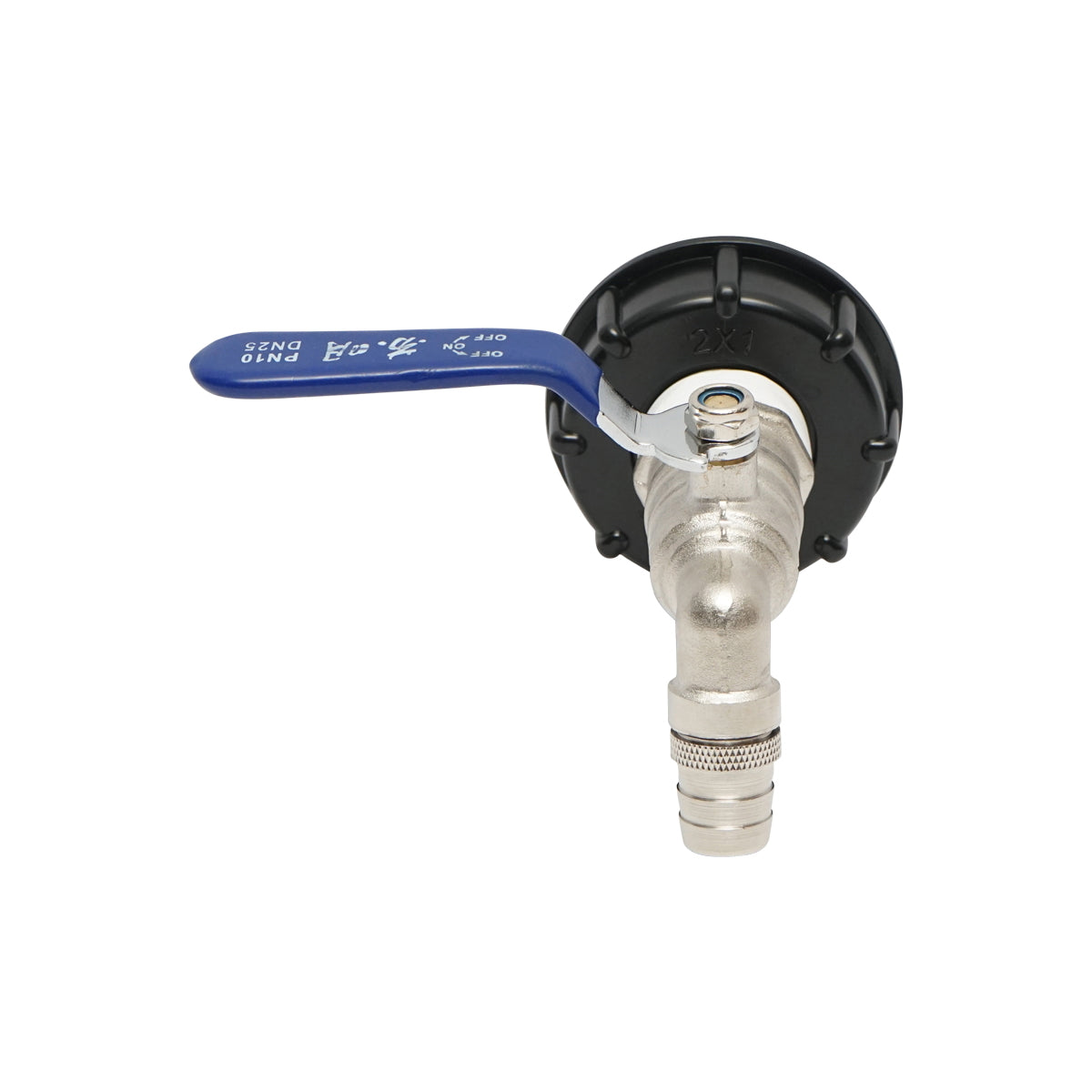 Drain tap 1 brass IBC basin with internal thread 60 mm