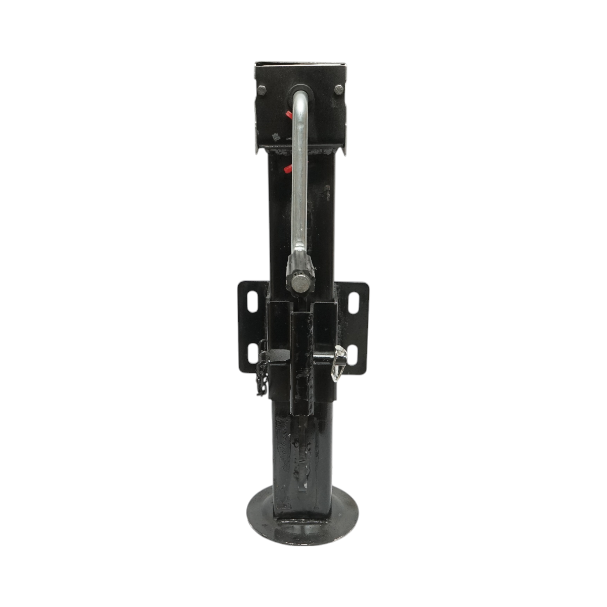 Adjustable support leg trailer with crank 60-100cm, lateral fixing, maximum load 4000 Kg