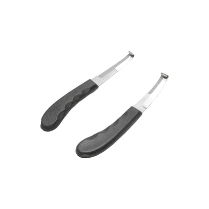 Set of 2 left/right rakes for cleaning hooves, 210mm Breckner Germany