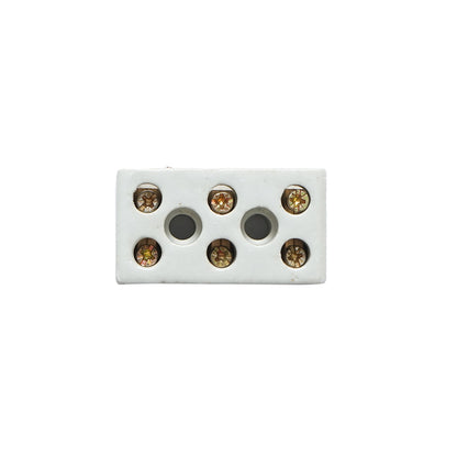Ceramic connection strip 30A, 3 poles 0.5-6mm Leader