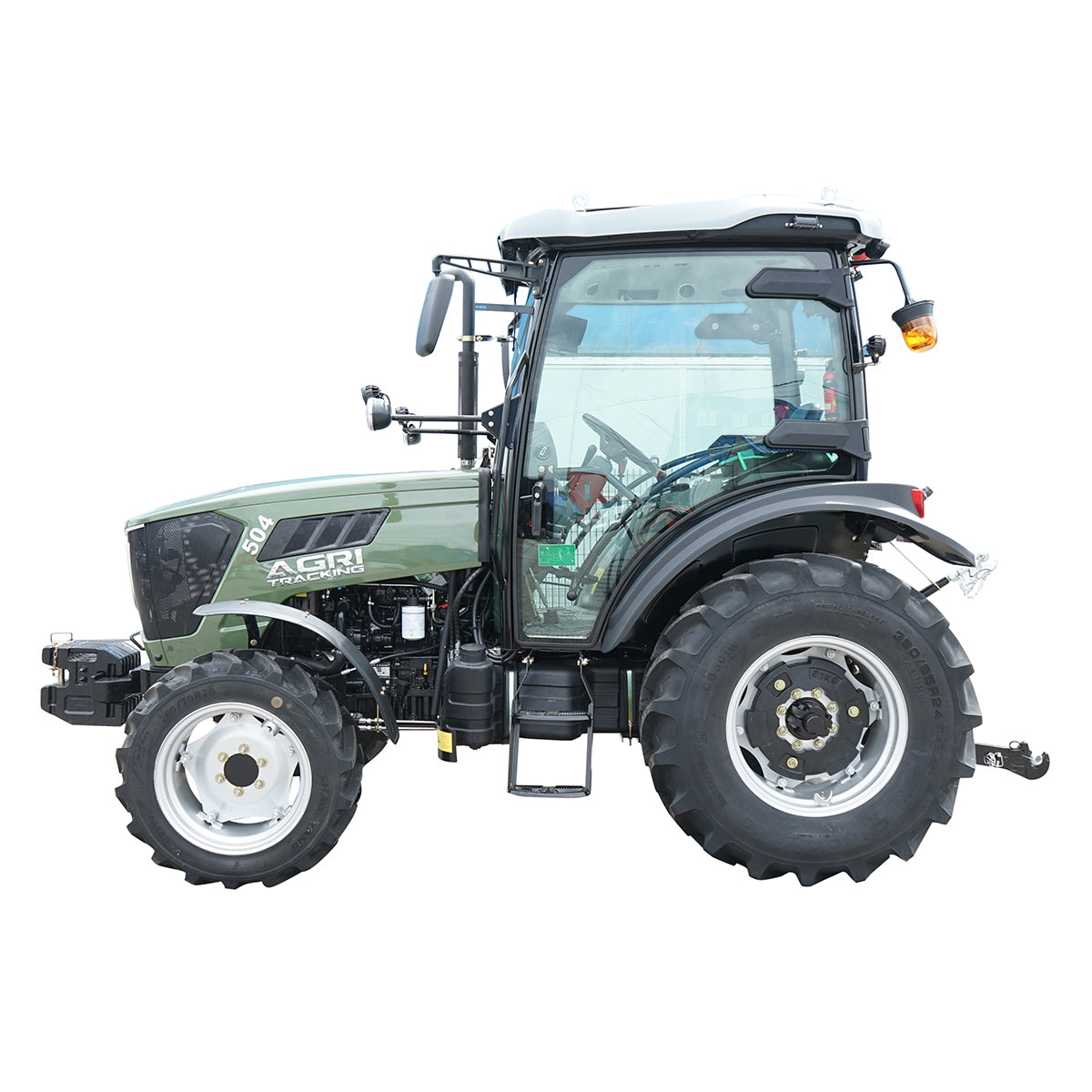 50HP cabin tractor, 4x4 registrable AGRI TRACKING 504