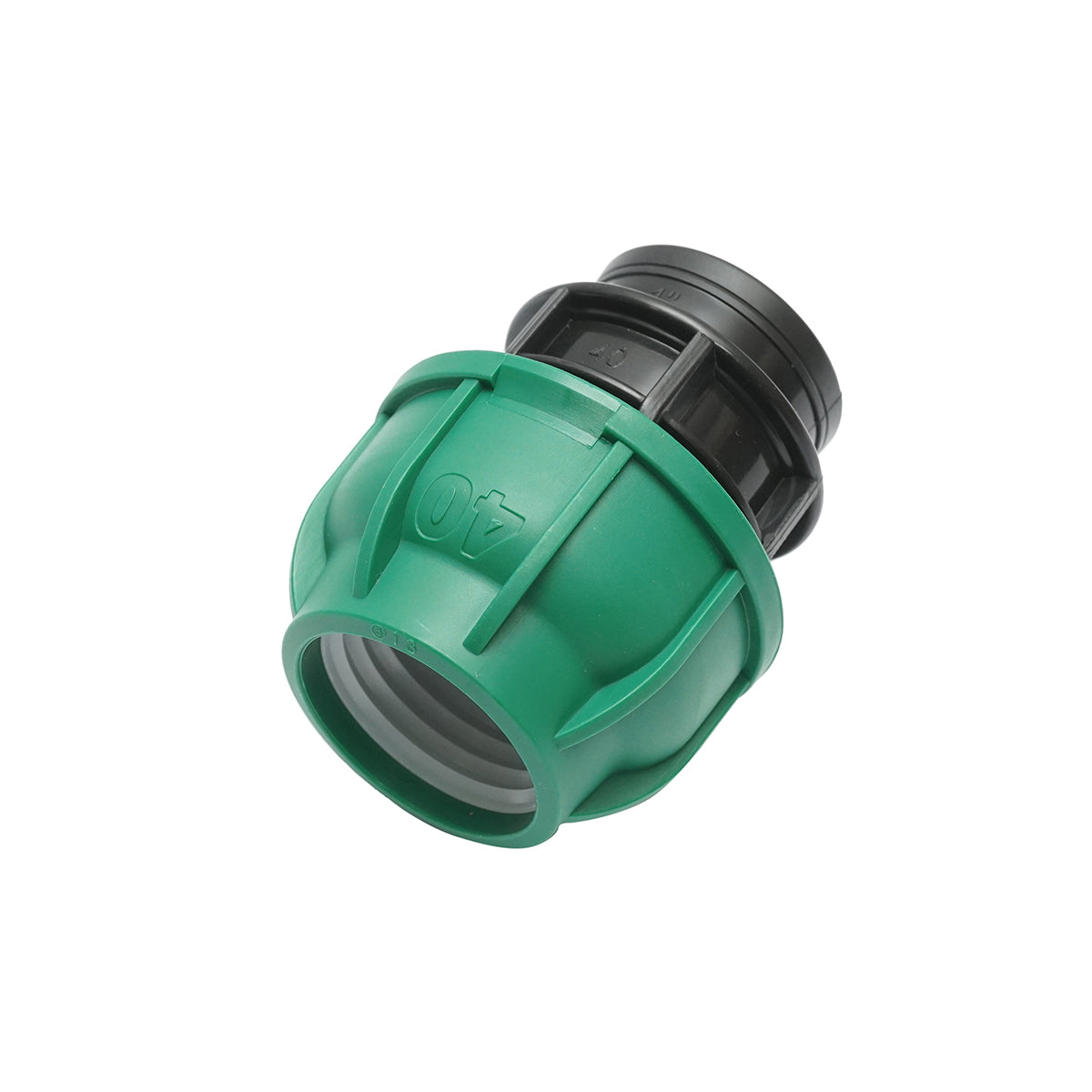 Internal thread compression fitting D40mmx1 inch, PN10 Bar for irrigation systems
