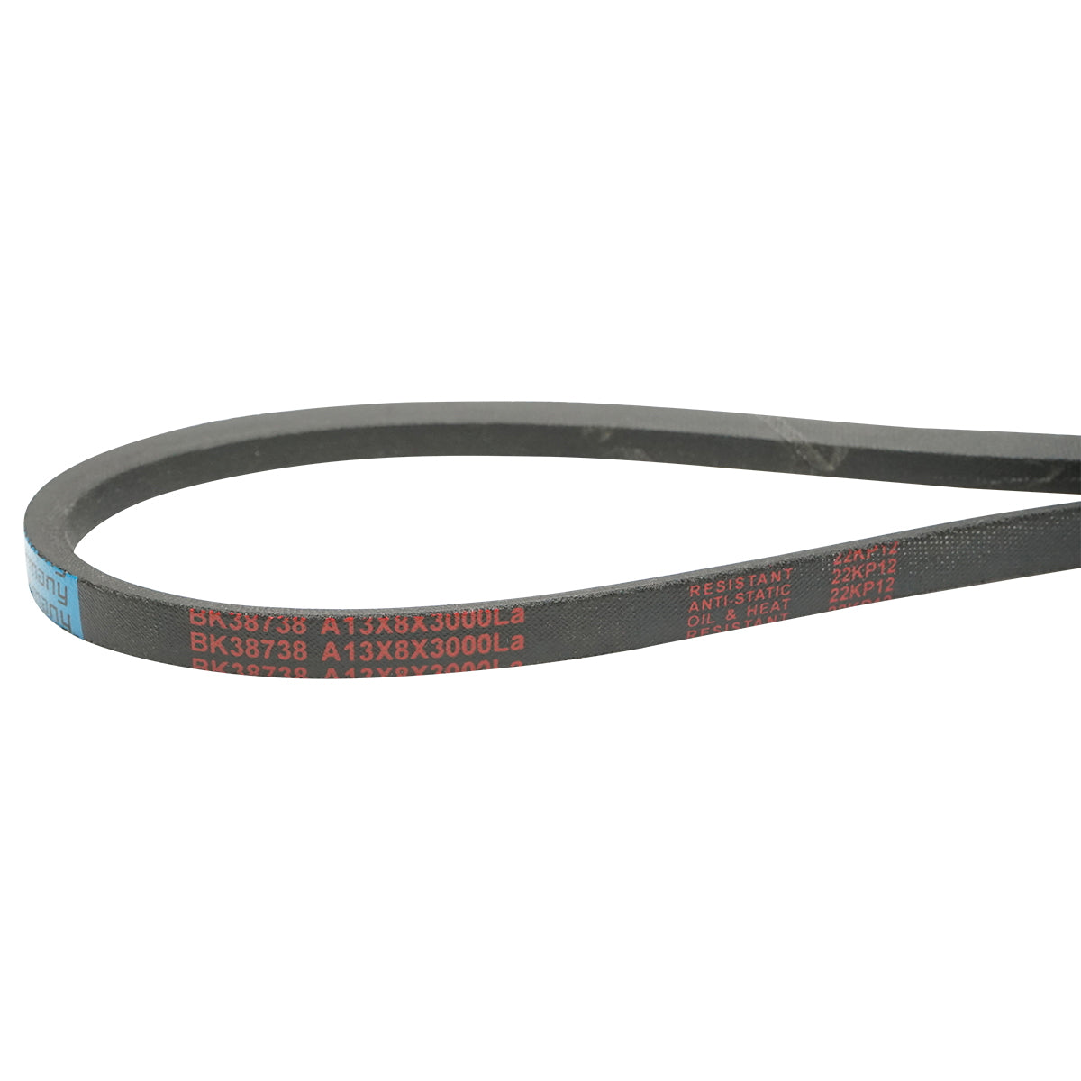 Trapezoidal transmission belt A 13x8x3000 LA Breckner Germany