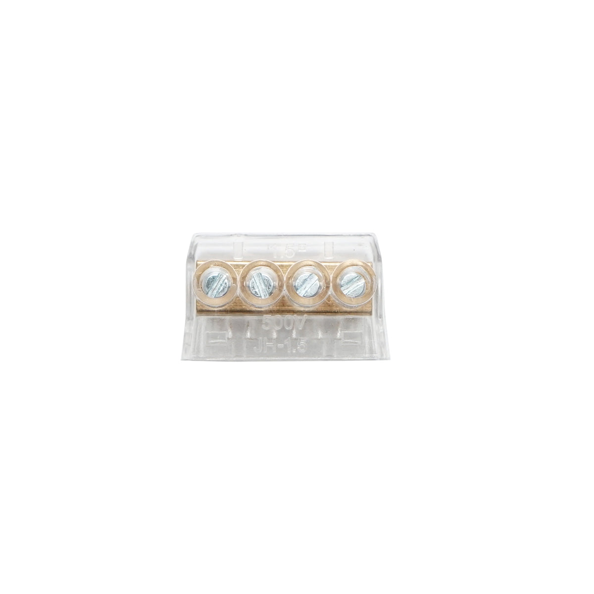 Terminal block 10A 500V, 4 poles 1.5mm Leader