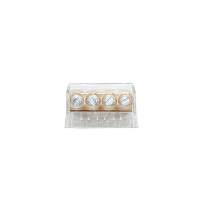 Terminal block 10A 500V, 4 poles 1.5mm Leader