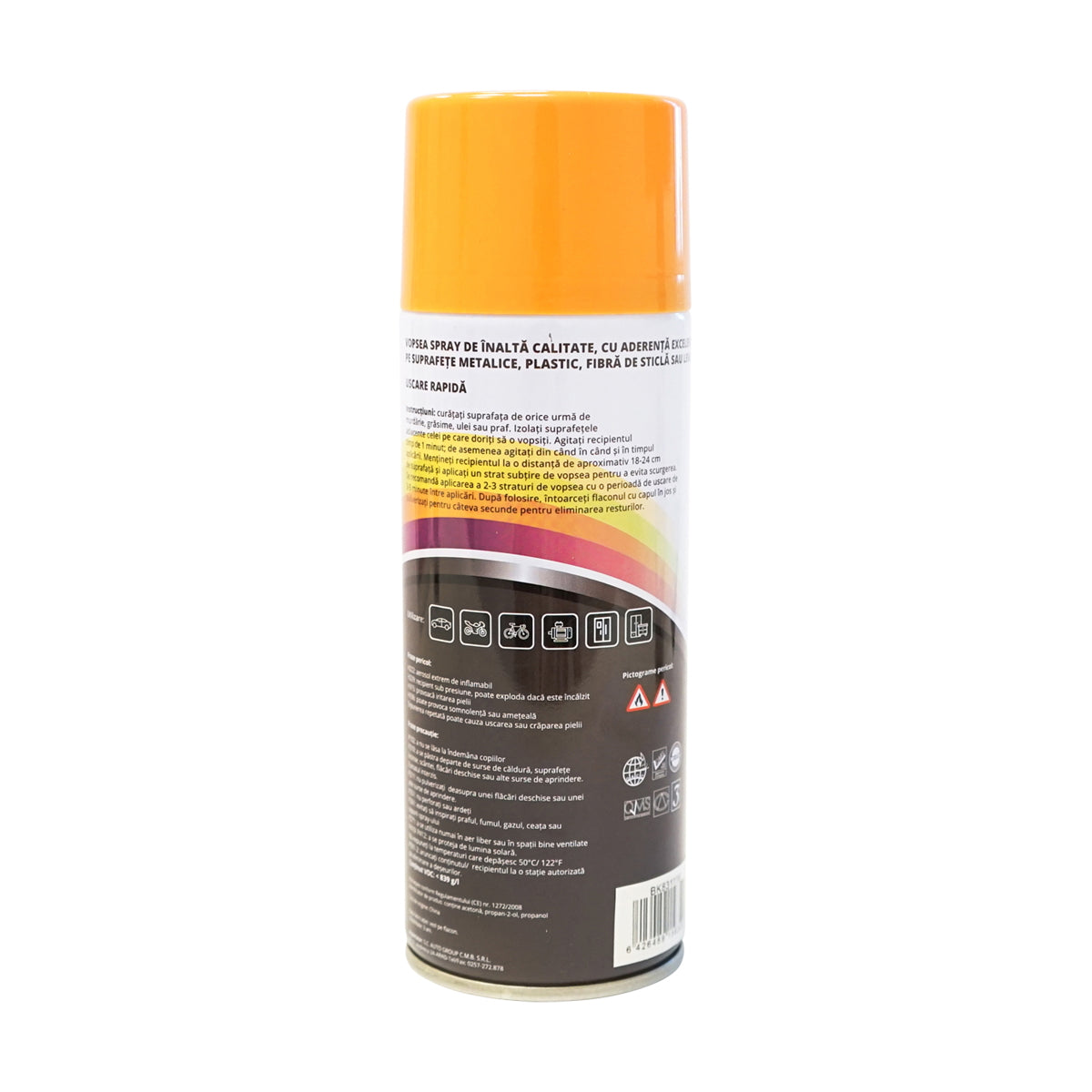 Professional yellow JCB type auto spray paint with quick drying 450ml MAGIC