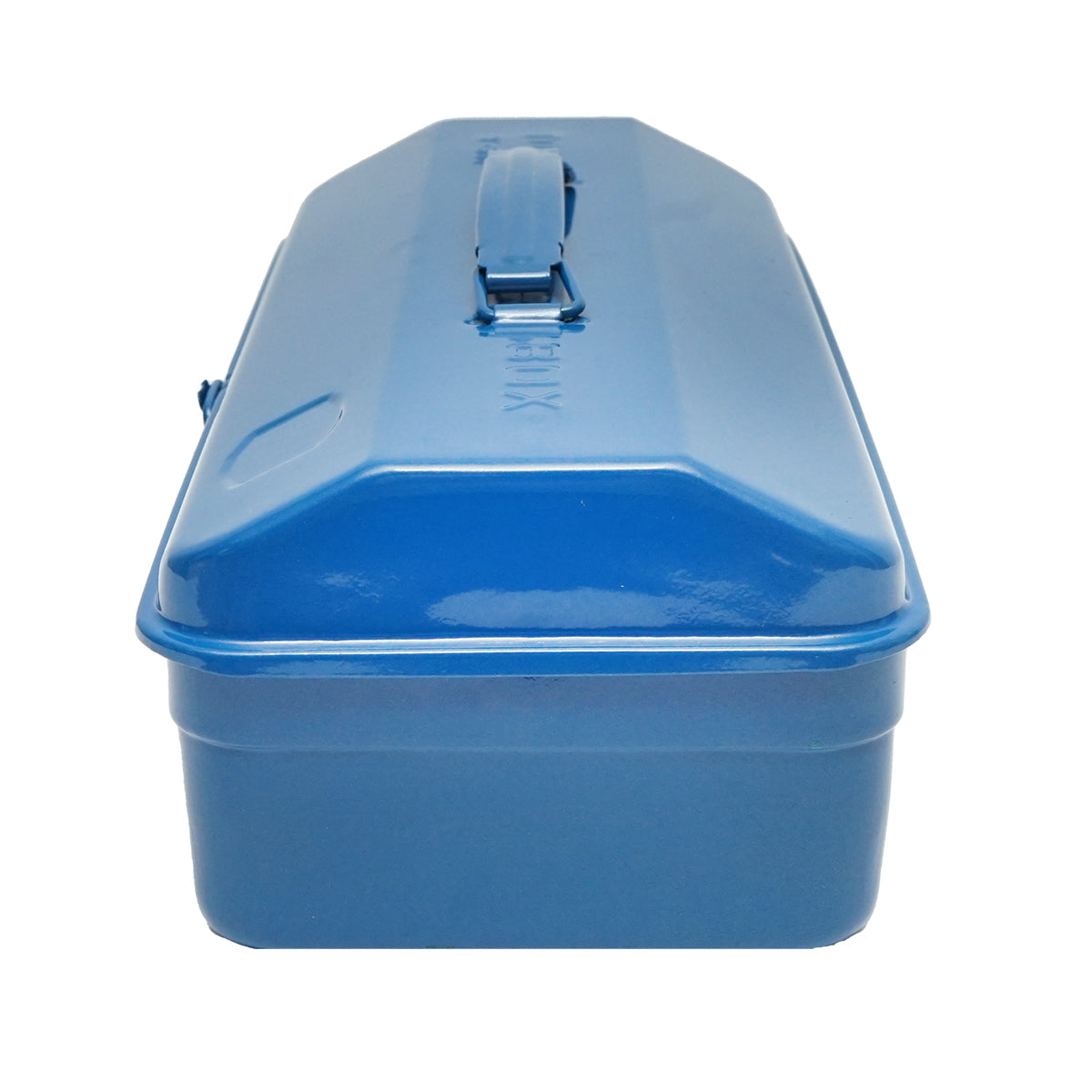Blue metal tool box 360x160x110mm Breckner Germany