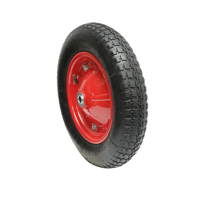 Wheelbarrow wheel, 3.00-8, with a metal rim