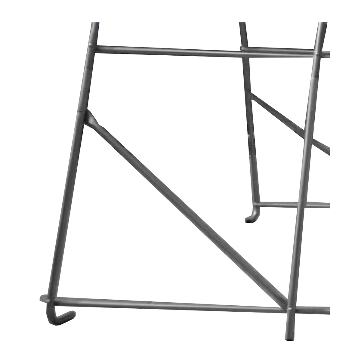 Storage hall with a width of 3.66m, length of 6.1m, height of 2.44m made of PVC with a metal structure.