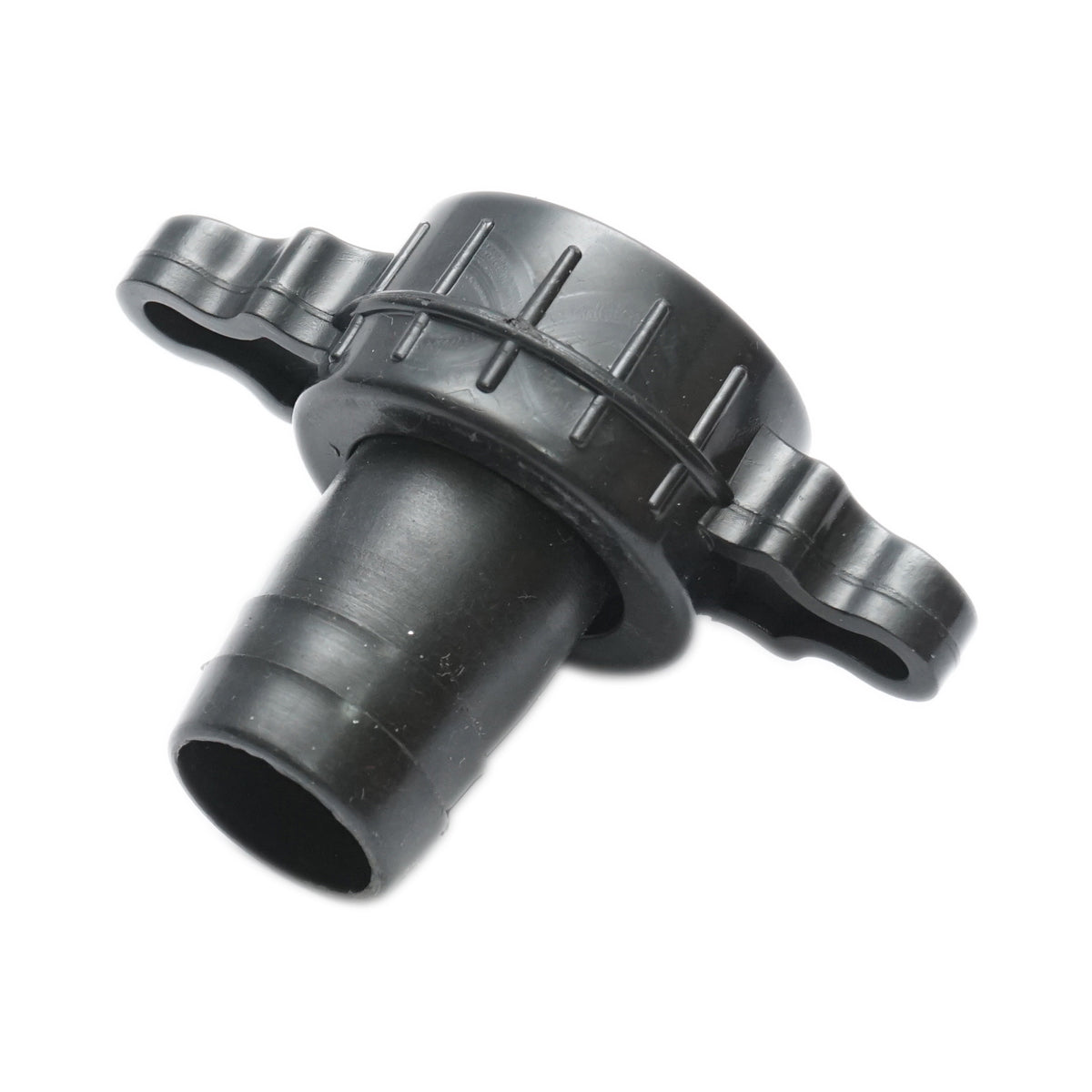 Coupling connector 1 inch with nut and PVC gasket for irrigation water hose with internal thread
