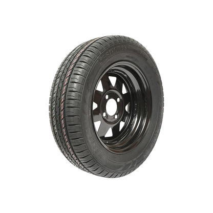 Wheel with a rim with 4 holes for trailer (165/70R13)