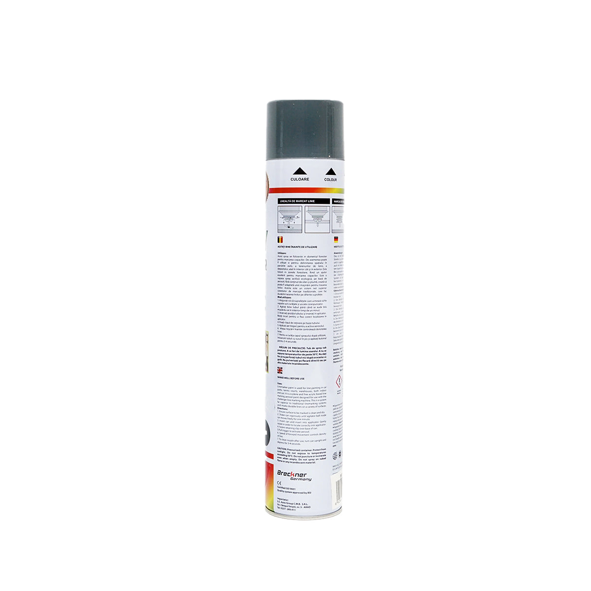 Gray forest marking spray paint 750ml Breckner Germany