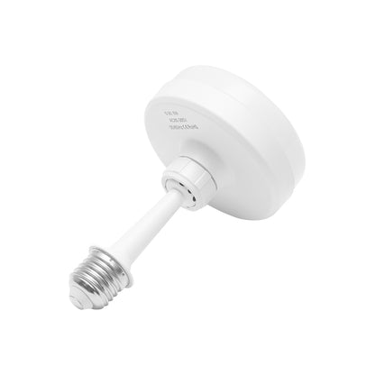LED bulb type lamp E27, 6W, 220V, IP20, 360-degree adjustable lighting body with interior/exterior socket attachment Breckner Germany