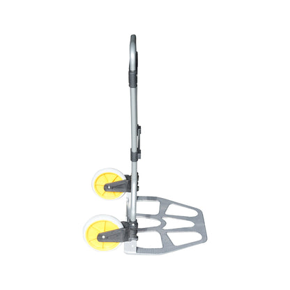 Foldable aluminum stroller with wheels, load capacity 100Kg