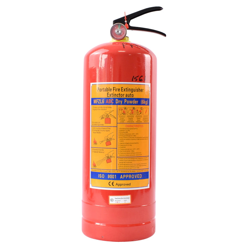 6 kg portable fire extinguisher P6