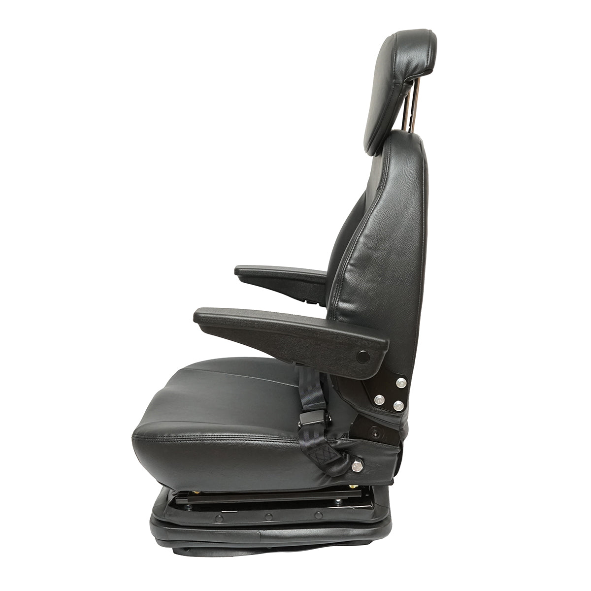 Universal adjustable seat for tractor with safety belt, armrests and suspension 800x610mm