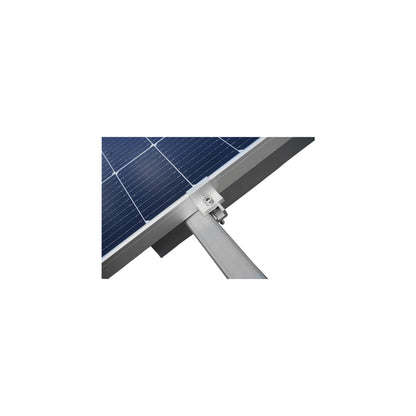 Complete mounting system, concrete anchoring structure for 22 photovoltaic solar panels 12 KW at a 30-degree angle Breckner Germany