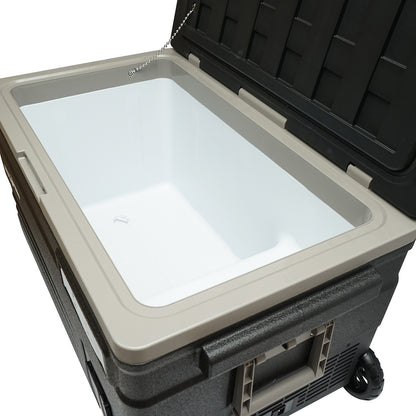 Car refrigerator with compressor 80W, capacity 74L, power supply voltage 12-24-220V, LCD screen, 831x465x458mm U75E AUTOSPEED
