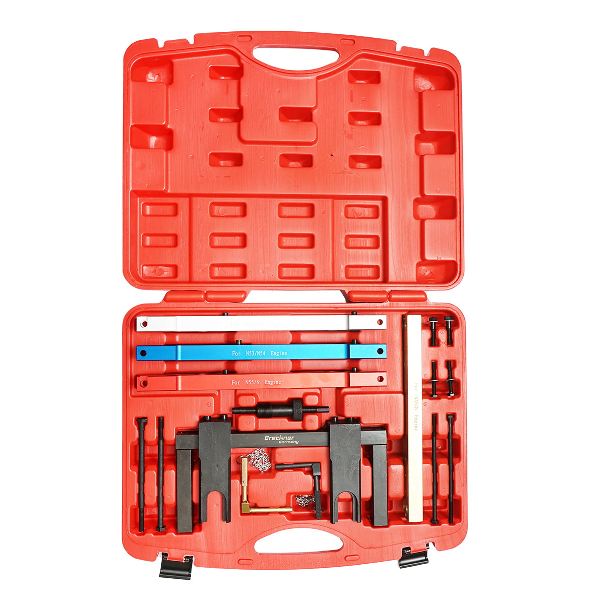 BMW N51, N52, N53, N55 timing chain locking and fixing tool set Breckner Germany