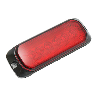 Side marker lamp LED 12-24V, red 132x46mm Breckner Germany