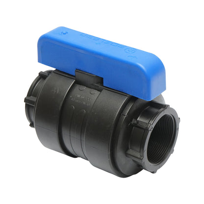 Compression faucet equal to ball and internal thread D50x50mm PN10 for irrigation systems