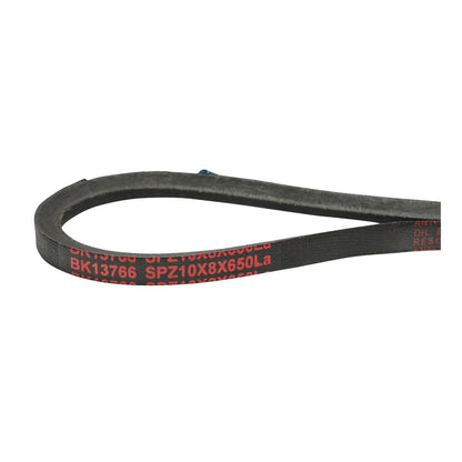 SPZ trapezoidal transmission belt 10x8x650 LA Breckner Germany