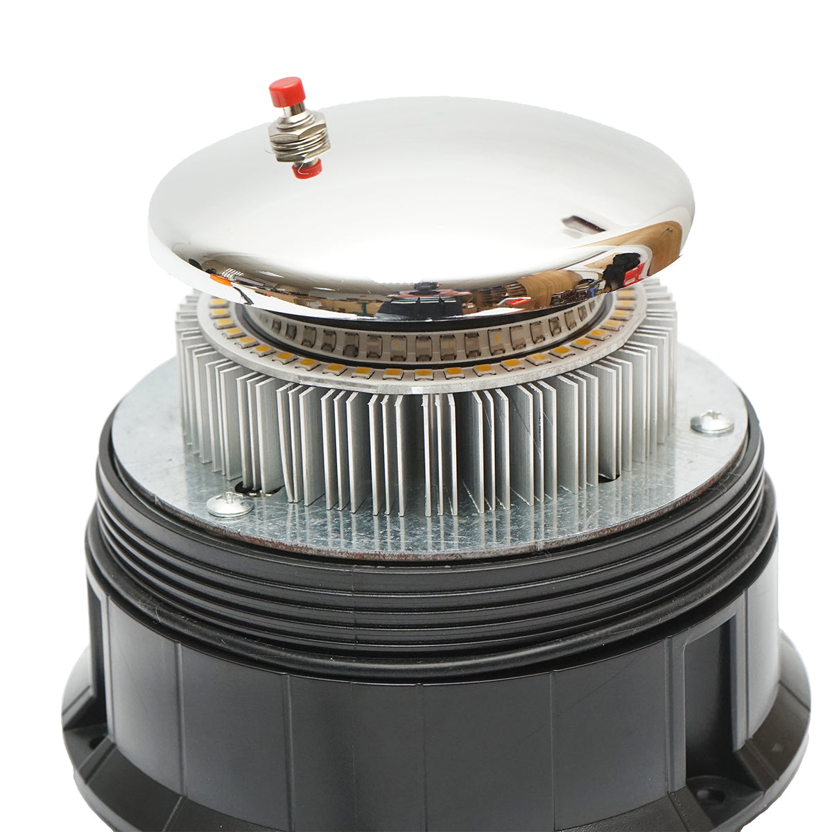 12-24V LED beacon with 3 functions and magnetic base IP65