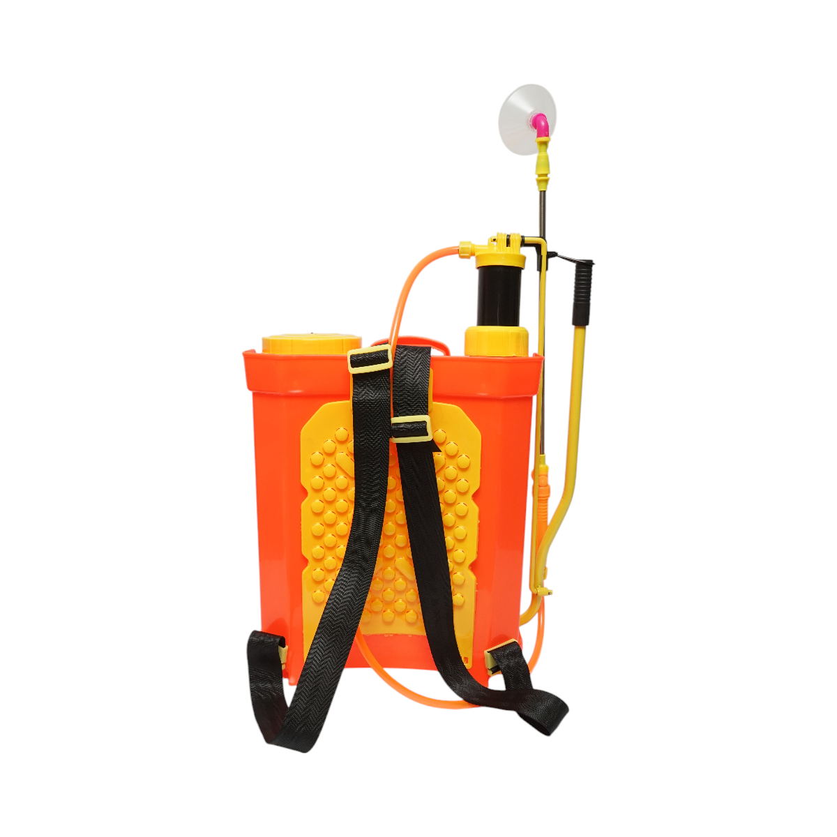 Manual spray pump, 18L tank, 3 nozzles, max pressure 3 bar