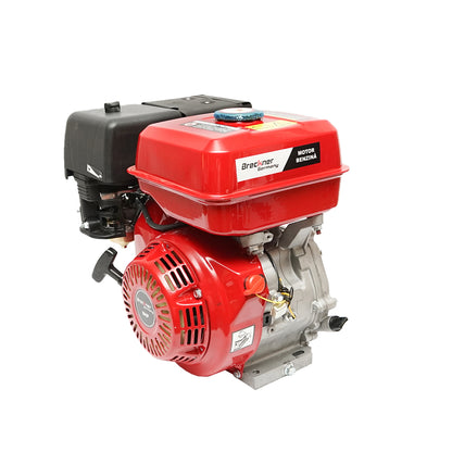 Gasoline engine 9HP, 4 strokes, 25mm shaft with pin, pull start, Breckner Germany