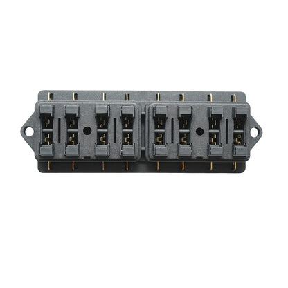 Flat fuse box with 8 ways