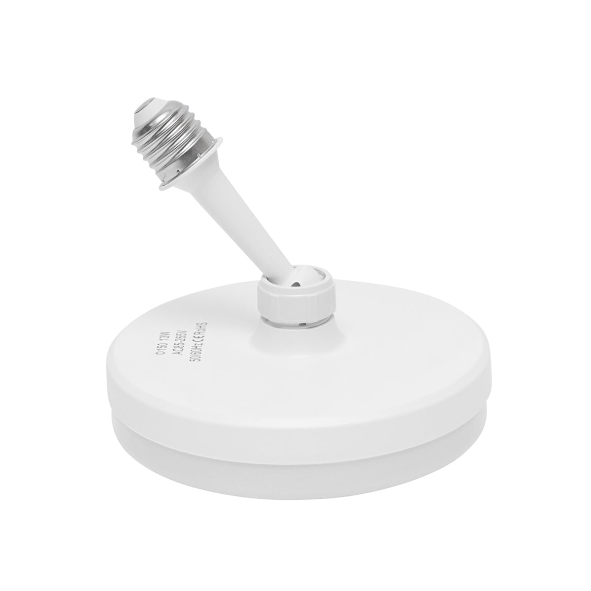 LED bulb type lamp E27, 13W, 220V, IP20, 360-degree swivel lighting body with interior/exterior socket attachment Breckner Germany