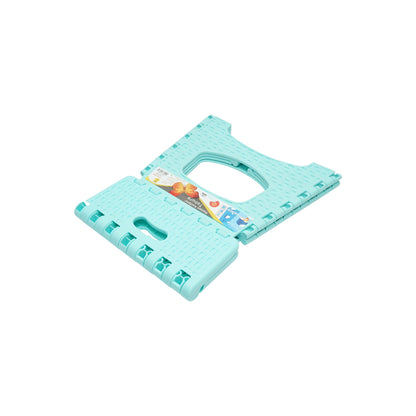 Turquoise folding plastic chair 286X325X270 mm