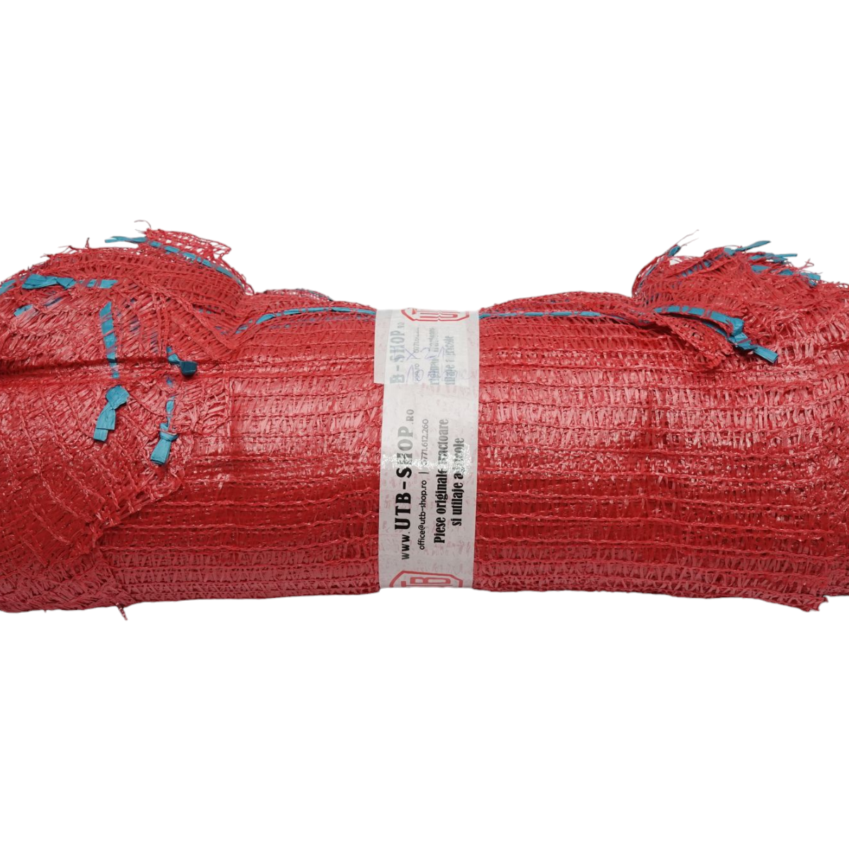 Raschel handle bag 600x400mm for vegetables 20Kg red