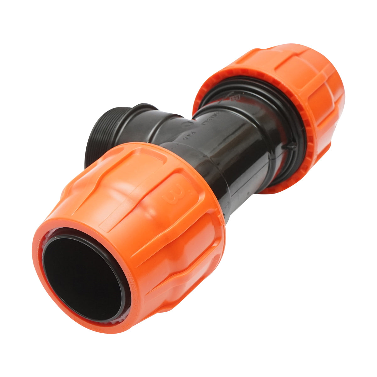 Your equal compression Layflat with external thread D3x3x3 toll PN6 for irrigation systems