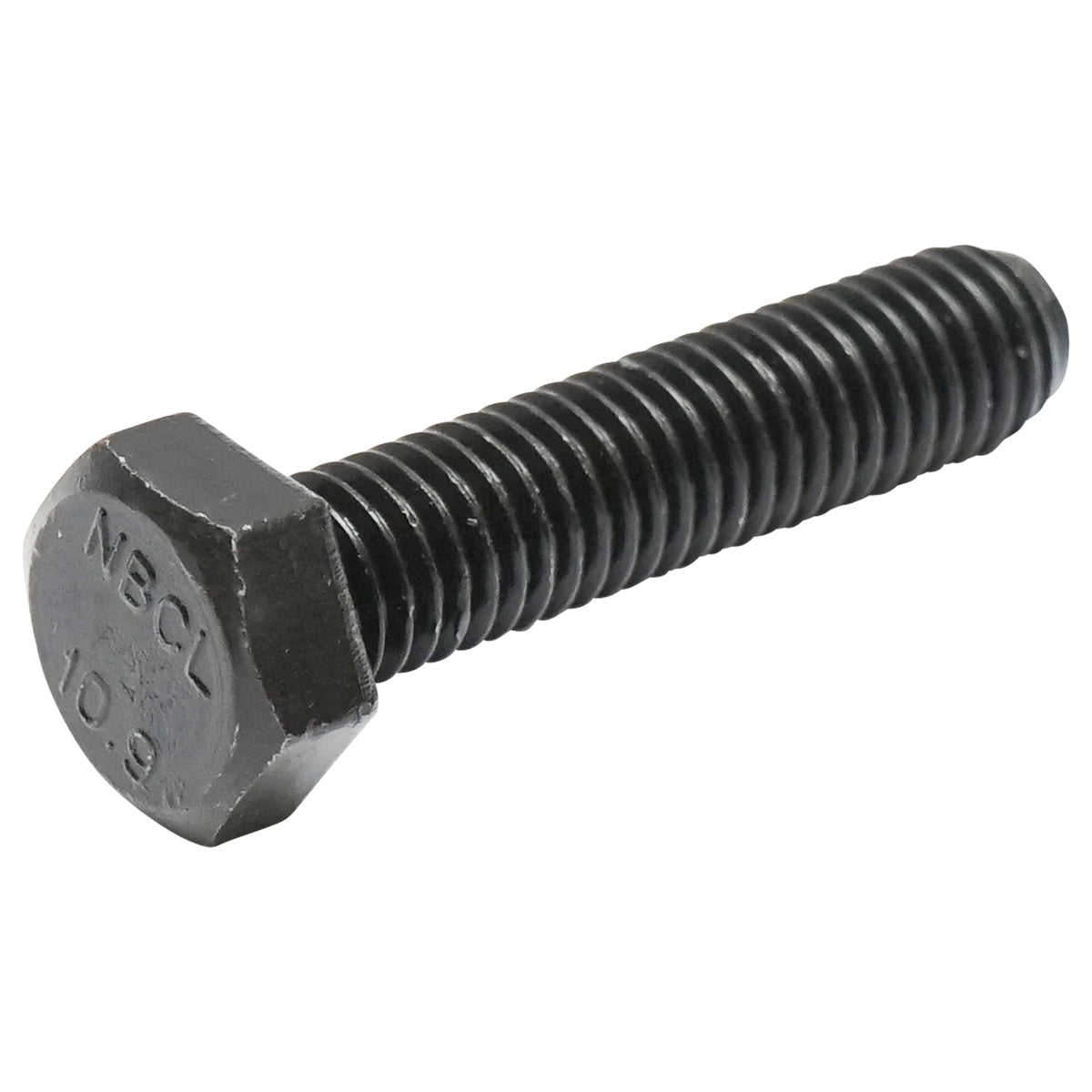 Black screw with hexagonal head DIN 933 M8x35 G10.9 200 pieces/bag
