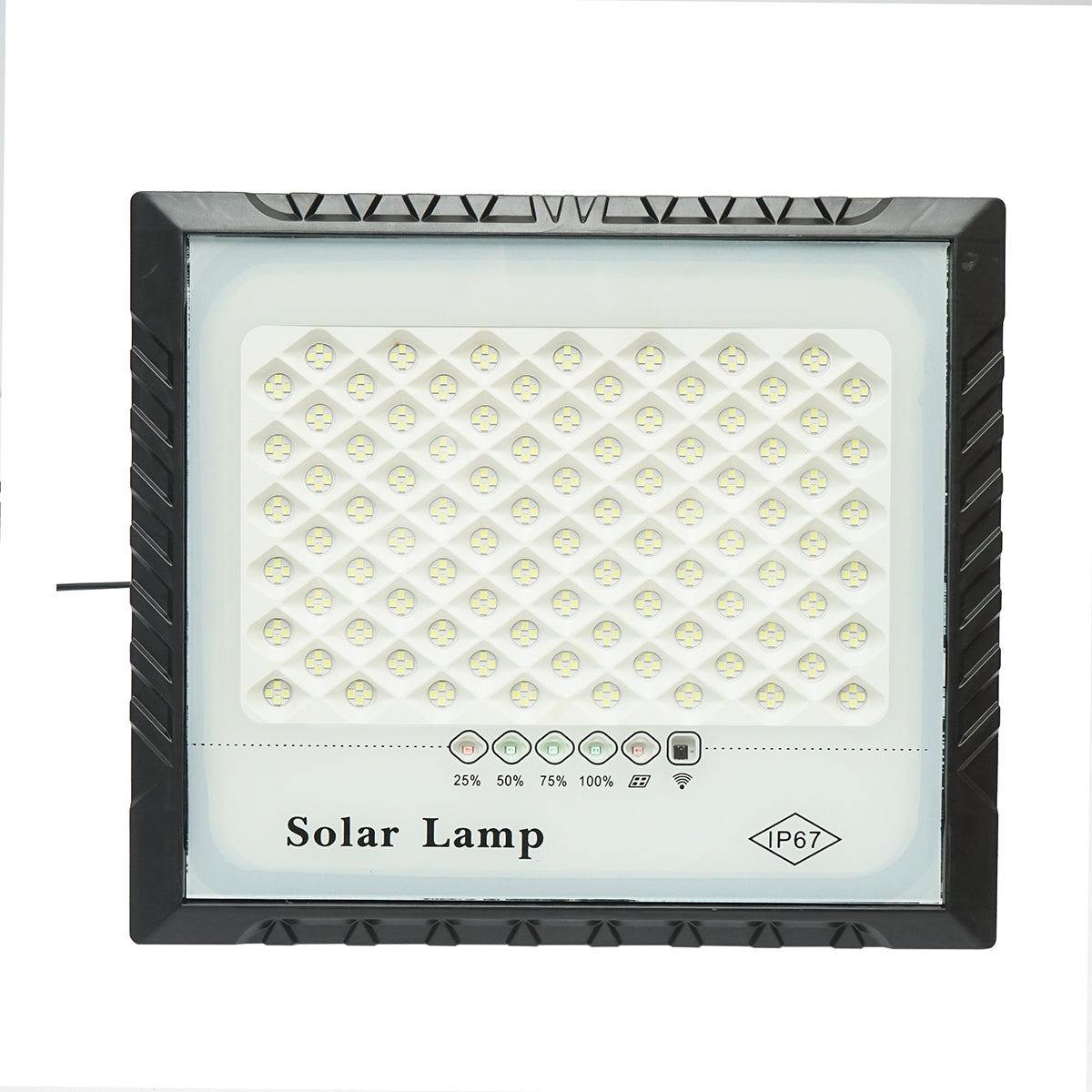 100W LED projector with 15W solar panel, 15000mAh battery, and remote control IP67 Breckner Germany