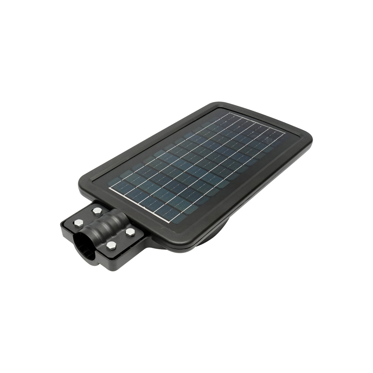 LED solar street lamp 60W, 6500K, IP65 with solar panel, motion sensor and pole mounting Breckner Germany