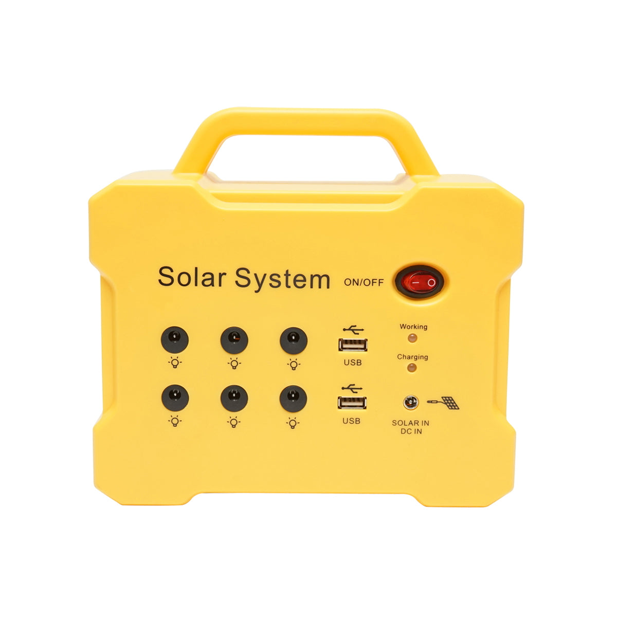 Polycrystalline solar panel system 18V/20W with FM/MP3 radio and 2 bulbs 12V/3W Breckner Germany