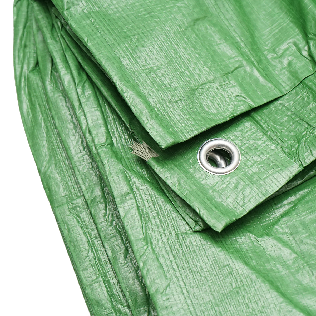 Green net tarpaulin with fastening eyelets 120g/m2 6x12m Breckner Germany
