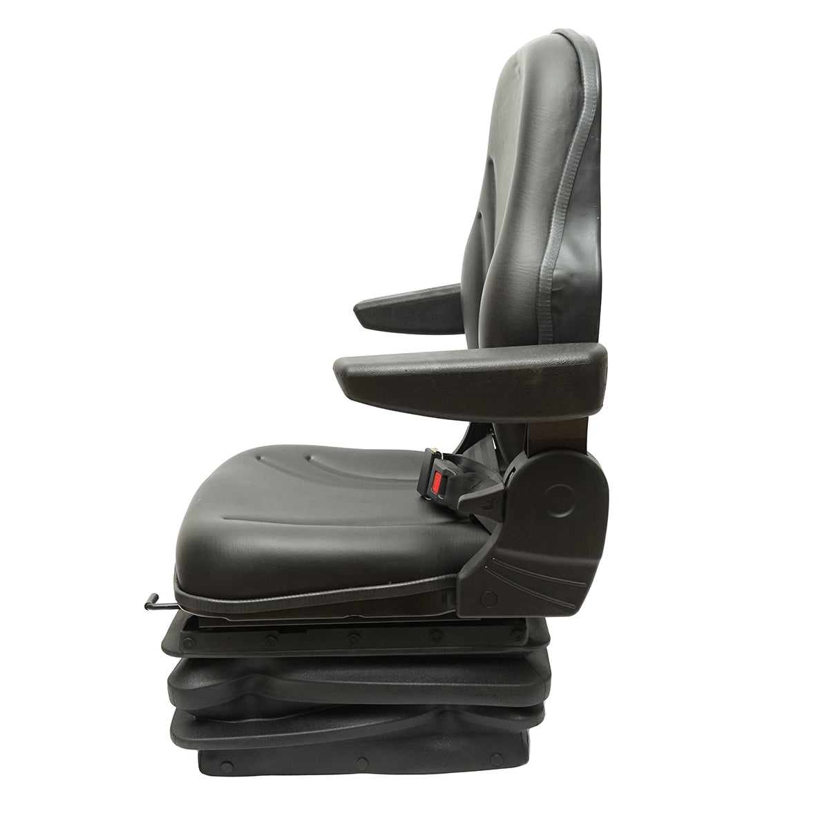 Universal air suspension seat, adjustable in height and weight 50-140Kg, armrests and backrest tilted 50-90° for tractor, agricultural, industrial machinery, forklift