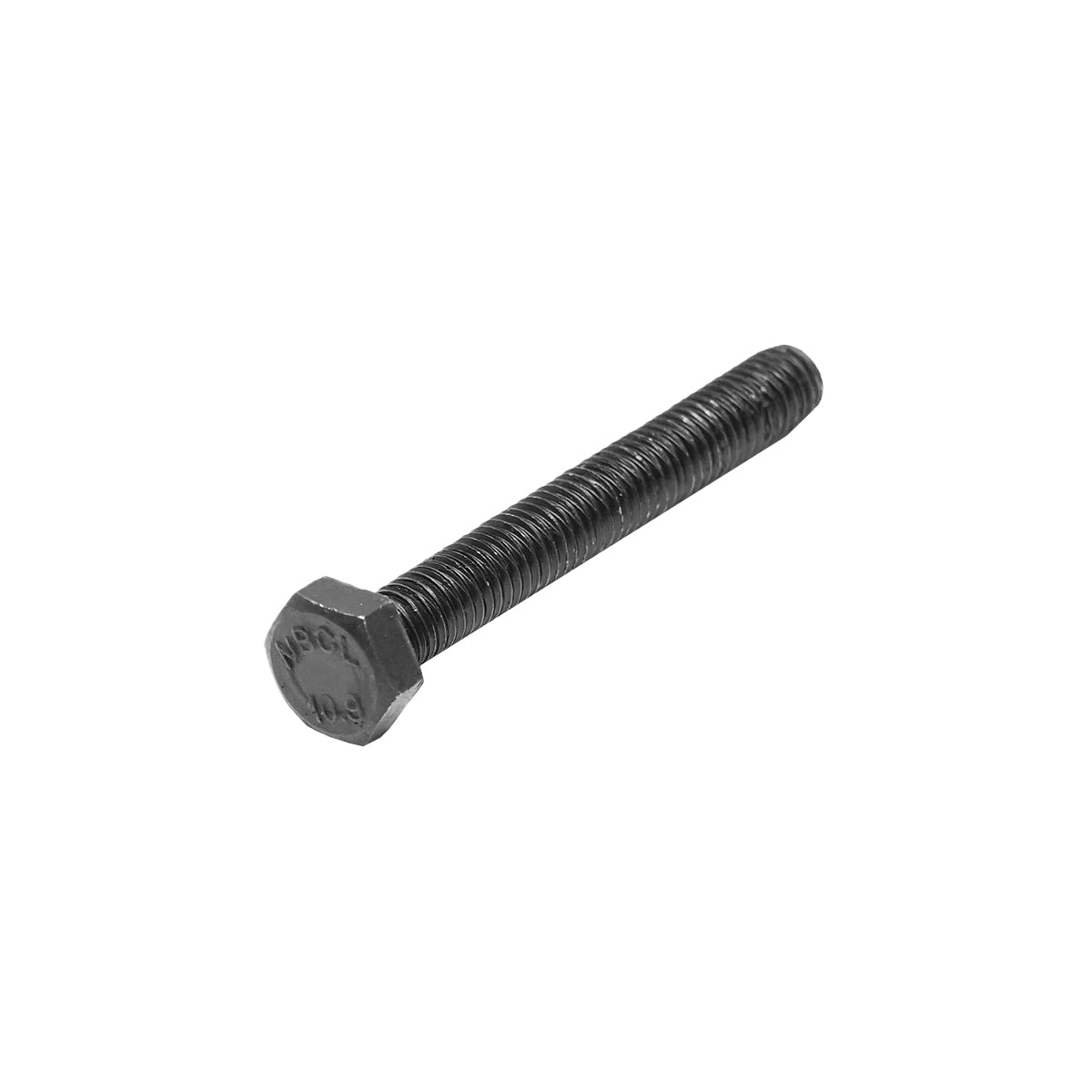 Black screw with hexagonal head DIN 933 M8x60 G10.9 200 pcs/bag