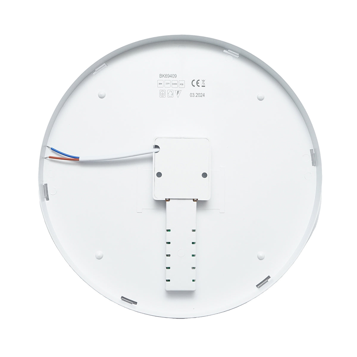 LED ceiling light 36W, 220V, IP20, 6500K, 230mm cold light indoor/outdoor lighting fixture Breckner Germany