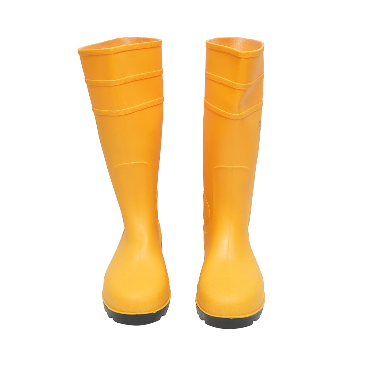 Rubber work boots, yellow, size 45 Crownman