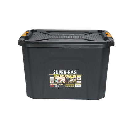 Storage box with lid for heavy loads 40L 490x380x320mm